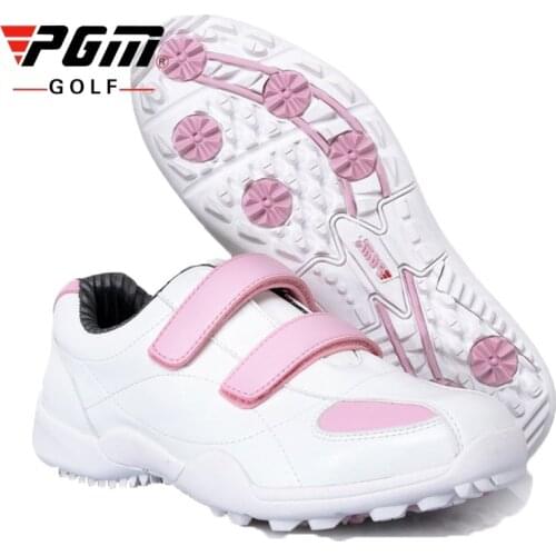 Pgm 2020 Skidproof Golf Shoes for Women Lightweight Breathable Golf/Tennis Sneakers Soft Leather Trainers AA10098