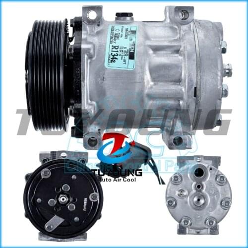 Factory direct sale Auto AC 7H15 Compressor FOR Excavator 119mm 8pk Sanden 4775