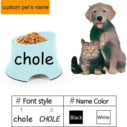 Custom Name For Pets Puppy Dog Feeder Drinking Bowls For Dogs Cats Pet Food Bowl Pet Bowl Stainless Steel Bowl Pet Supplies
