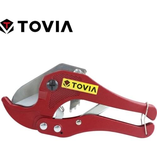 TOVIA PVC Pipe Cutter 42mm Aluminum Alloy Body Tube Cutter for PVC PP PE Hose Cutting Hand Tool