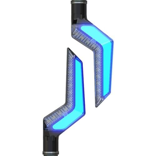 Spirit Beast LED Motorcycle Signal Light Steering Street Bike Indicators 12V Blinkers Daytime Lights Dirt Pit Bike Flashers 2PC