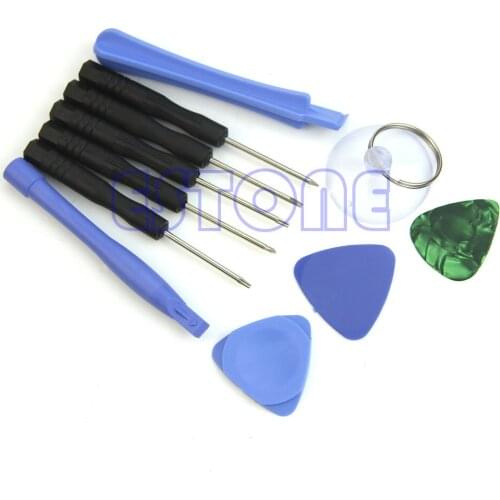 Universal 11 In 1 Mobile Opening Repair Tool Kit Set Pry Screwdriver For Phone 896B