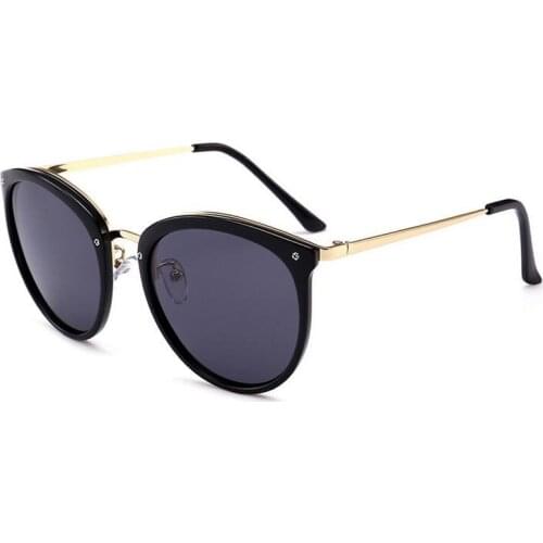 Fashion Round Frame Womens Polarized Sunglasses 8343 Large Frame Sunglasses sun Eye Glass