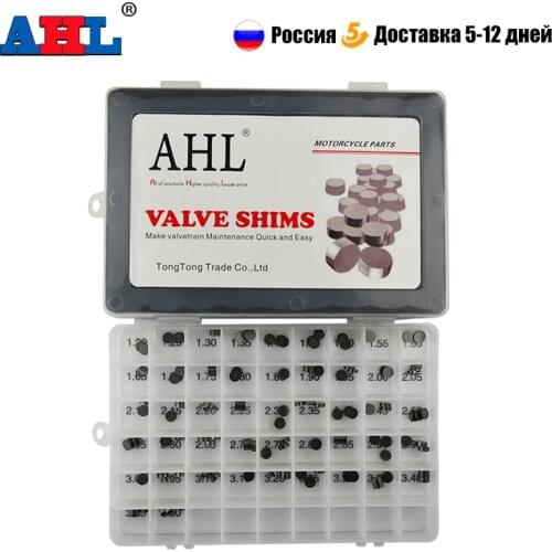 141pcs Motorcycle Adjustable 7.48mm Valve Shims Kit for Kawasaki KL250 KLX250 KLX250R KLX300R KLE650 KX250F ER-6N ZZR600 ZZR 600