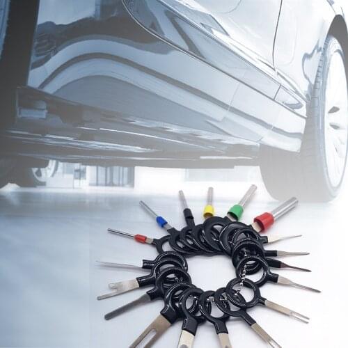 18/36/38pcs Automotive Plug Terminal Remove Tool Set Key Pin Car Electrical Wire Crimp Connector Extractor Kit Accessories