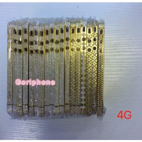 24ct Gold Plated housing for phone4 4s Gold bezel gold housing with all full side buttons