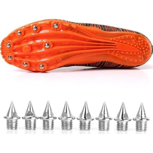 30pcs Track And Field Shoe Studs Durable Silver Sprint Track And Field Shoes Spikes Replacement Running Sport Shoe Spikes