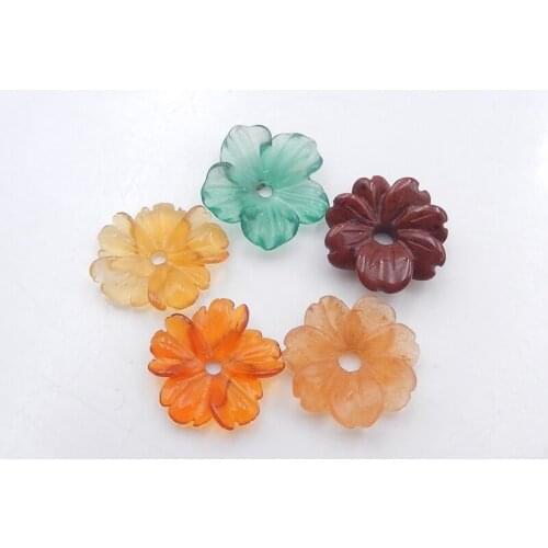 5 Pcs Carved Agate Earrings Beads For Jewelry Making DIY Charms Bracelets Earring Pendant 12x3/4mm,1.9g