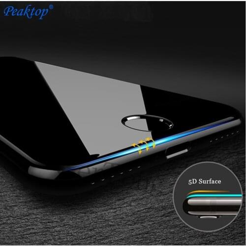 5D Curved Tempered Glass For iPhone 6 6S 7 8 Plus X Full Cover Screen Protector Film For iPhone 6 Toughened Case Premium Glass