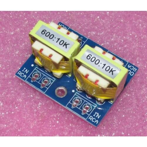 600: 10K Permalloy audio signal step-up isolation transformer for microphone 4 times amplified audio