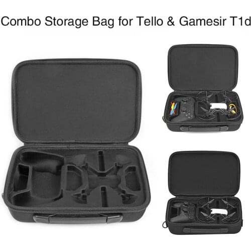 ALLOET Portable Carrying Case Storage Bag with Shoulder Strap for DJI Tello Drone Gamesir T1d Remote Controller waterproof bag