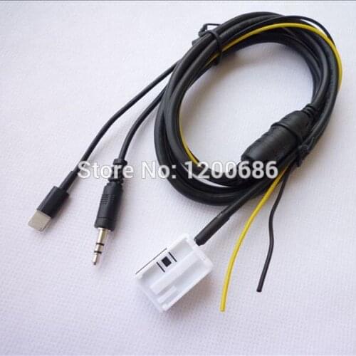 3.5MM AUX Cable Audio Adapter For Benz Mercedes Comand APS NTG Audio 20 30 50