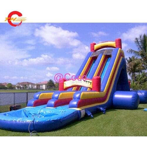 Free ship to sea port!12x4m 40x13ft commercial wet slides inflatable outdoor giant inflatable water slides