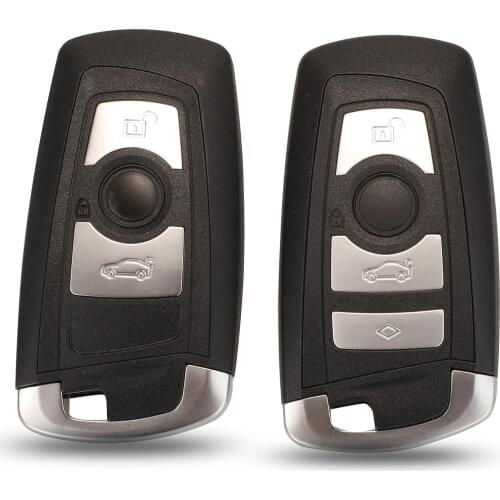 Bilchave 3/4 Buttons Replacement Remote Car Key Case Shell Fob For BMW F10 F20 F30 Z4 X1 X3 X4 M1 M2 M3 E90 With Uncut Blade