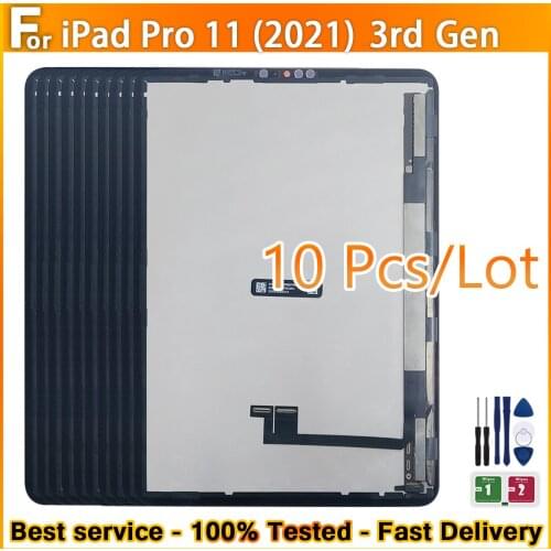 10Pcs/lot Original For iPad Pro 11 inch 3rd Gen 2021LCD Display Screen A1980/A1979/A1934 LCD Assembly Digitizer Touch Panel