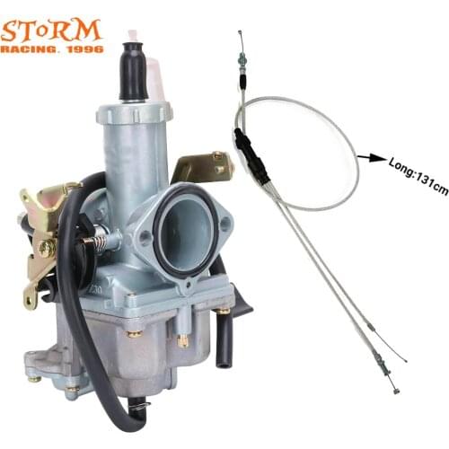 For PZ30 Carburettor+Cable With Pump For Keihin TTR250 PZ30 Carburettor 175CC 200CC 250CC PZ30 VM26 Carburettor Motorcycle