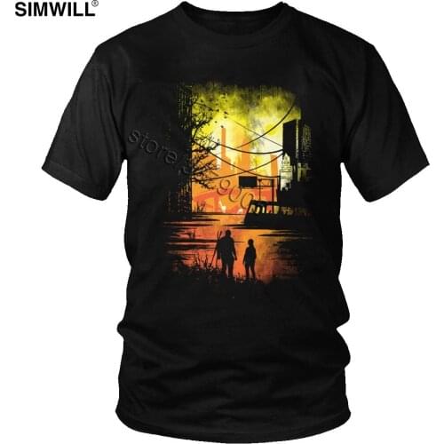 The Last Of People T Shirt Sole Us Survivors Tees Novelty Summer Cotton T-Shirts for Men Short Sleeve Survival Horror Game Tops