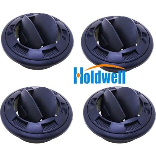HOLDWELL 4 pcs Heater Cab Round Vent for Bobcat Skid Steer Loader for Bobcat 751 753 763 773 863 864 873 883 963 320 322