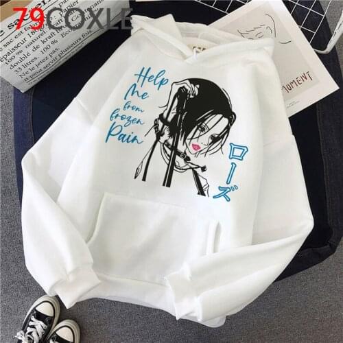 Nana Osaki hoodies female printed streetwear Ulzzang hip hop female hoody graphic
