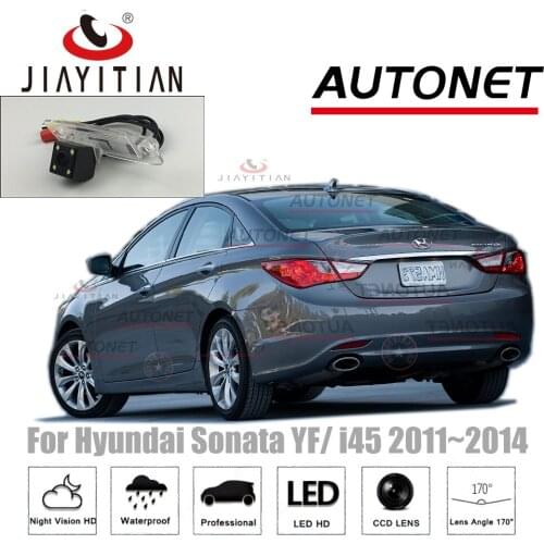 JIAYITIAN rear view camera for Hyundai Sonata YF/ i45 2011~2014 CCD Night Vision backup Parking Assistance license plate Camera