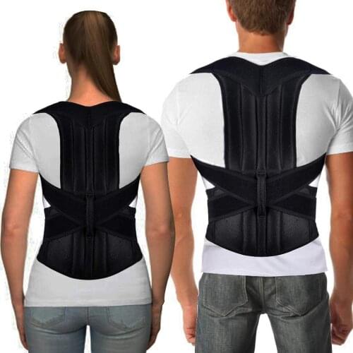 Back Brace Posture Corrector for Kids Men and Women, Adjustable Upper & Lower Back Brace Spine Lumbar Support, Comfortable Back