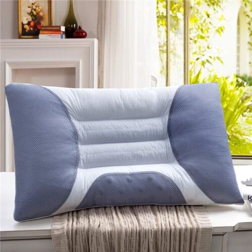 Magnetic Cassia Massage Pillow Sleeping Pearl Cotton Core Health Care Cervical Bedding Pillow Single Size about 45X72CM