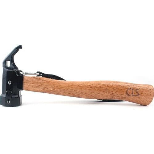 New Camping Copper Hammer Outdoor Camping Tent Portable Nail Hammer Nail Puller Ground Nail Hammer