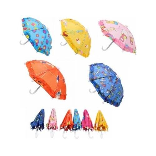 2021 New Pattern 5-color Cartoon Printed Umbrella Fit 18Inch American 43cm Baby Doll Clothes Accessories,Girls Toys,GeneratioN