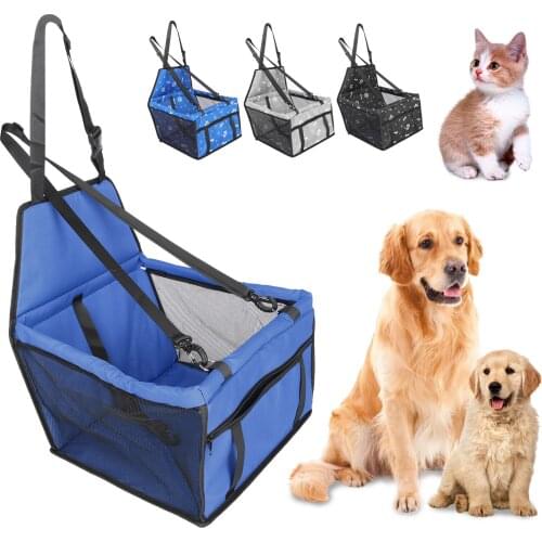 Dog Car Seat Cover Folding Hammock Pet Travel Carriers Bag Carrying For Cats Dogs transportation Oxford Cloth Breathable Safe