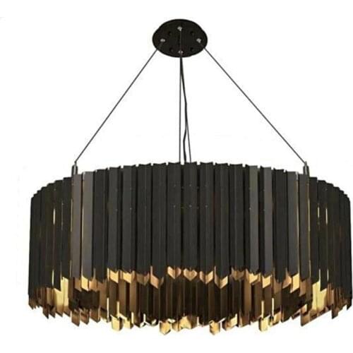 Manggic Modern Luxury Chandelier Stainless Steel Led Light Suspension Luminaire Dining Room Living Room Lamp