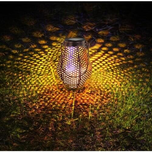 Solar Power LED Lantern Outdoor Garden Hanging Lamp Lawn Landscape Light