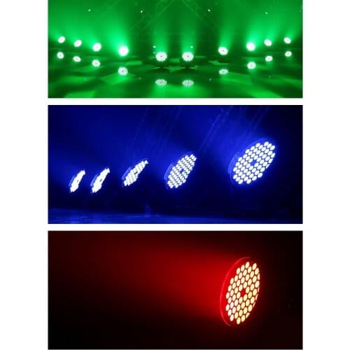 Led Par 54X3W Dmx Wash Lights With RGBW Full Colors By Dmx Control Sound-Activated For Dj Disco Event Bar Show