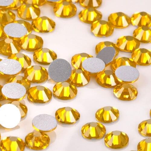 Swarovsky Multi Colors SS3-SS34 Non Hot Fix Rhinestones Flat Back Crystal Strass Glitter Stone For DIY Manicure 3D Nail Art