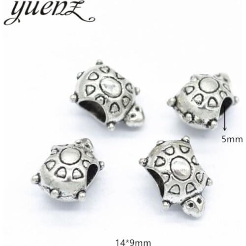 YuenZ 10pcs Vintage tortoise Bead Charms big hole Beads European pendant fit for necklace bracelet DIY pendants 14*9mm R16