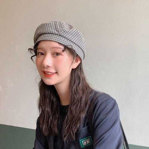 Spring Summer Female Street Cap Hat Womens Girls Beret Solid Color Female French Boinas De Mujer Painter Hat Lady Vintage Caps