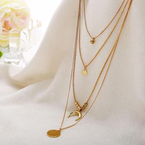 50%HOTNeck Pendant Exquisite Stainless Silver Color Long Chain Necklace for Dating