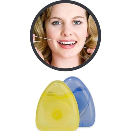 50m Dental Floss Tooth Whitening Mouth Clean Oral Care Portable Dental Flosser Oral Hygiene Tool Random Color