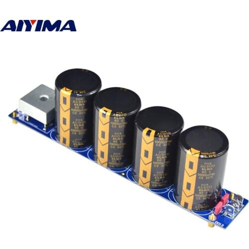 AIYIMA 50A 10000UF 80V Audio Rectifier Filter Power Board DIY Home Theater Class A Audio Amplifier Power Board Dual AC 55V