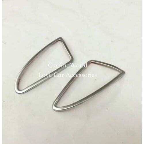 Accessories For Volkswagen VW Tiguan 2010 to 2015 Small Air Conditioning Vent Outlet Cover Trims ABS Chrome Car-Styling