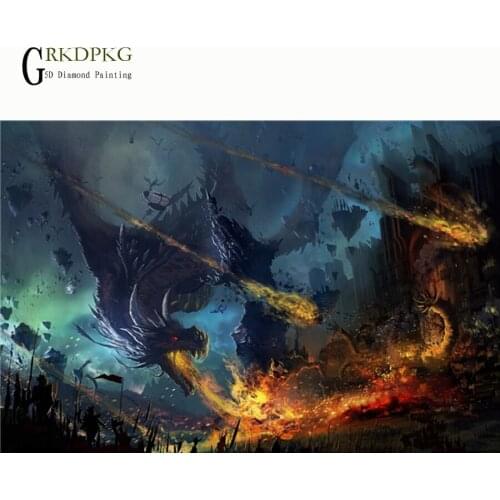 Drago,diamond embroidery diamond painting cross stitch full square rhinestone mosaic,landscape,animal,unfinished home decoration