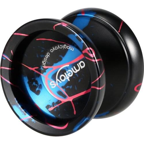 Ametoys V4 Professional Magic Yoyo High-speed Aluminum Alloy Yo-yo CNC lathe KK Bearing with Spinning String for Children Kids