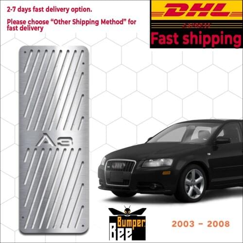 Audi A3 2003 2004 2005 2006 2007 2008 Car Accessories ABS Chrome Foot Rest Pedal Body Molding Moulding Trim