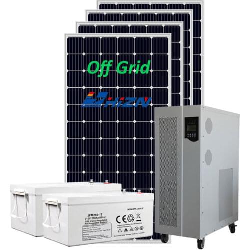 Solar Power Off Grid 10kw Home Electricity System Off-Grid 10000w Panel System