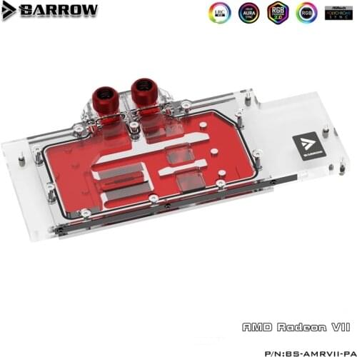 Barrow VGA Block For AMD Radeon VII Founder Edition GPU Water Block Full Cover BS-AMRVII-PA