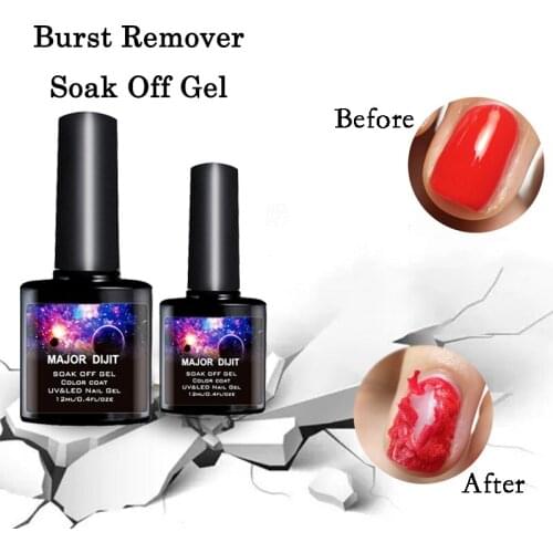 Burst Magic Remover UV Gel Nail Polish Soak Off Quick Remover Nail Art Acrylic Clean Degreaser For Nail Lacquer