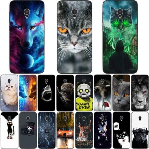 For ALCATEL 1X 5059A 5059D 2018 Case Wolf Silicon TPU Fundas for 1x 5059a 5059d 2018 Cat Animal Shell Bag Housing Phone Cases