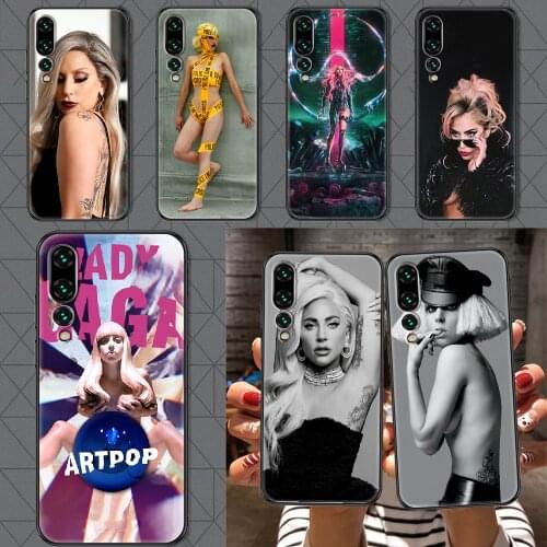 Lady Gaga Chromatica Phone case For Huawei P Mate P10 P20 P30 P40 10 20 Smart Z Pro Lite 2019 black tpu bumper painting prime 3D