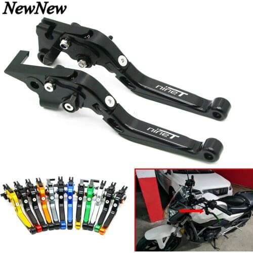 For BMW R Nine T RNINE T R NINET 2014-2016 Motorcycle Accessories CNC Adjustable Extendable Folding Handle Brake Clutch Levers