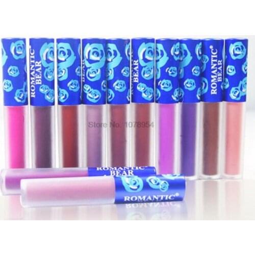 By ems or dhl 1000pcs Lipstick Sexy Long-lasting Red Tattoo Matte Lipsticks True Color Pencil Lipstick Makeup