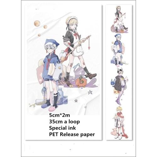 Fantasy Fairy Tales decoration washi Tape Cartoon characters Stationery sticker DIY Diary scrapbooking masking tape escolar